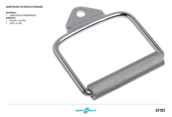 BIKES & FITNESS SHOP ADAPTACION POLEA ESTANDAR NT-0451N SPORTFITNESS