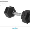 Bikes & Fitness Shop MANCUERNA ENCAUCHETADA 5KG (HEXAGONAL) SPORTFITNESS