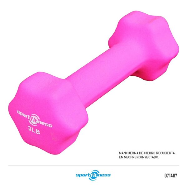 MANCUERNA EN NEOPRENO (ESTRELLA) SPORTFITNESS - Imagen 8