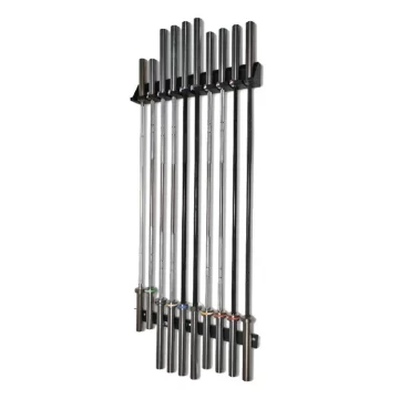 Bikes & FItness Shop Rack de Barras Olímpicas Vertical de Pared