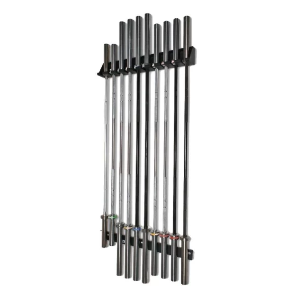 Bikes & FItness Shop Rack de Barras Olímpicas Vertical de Pared